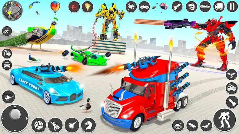 Скачать игры робот грузовик грузовик Взломанная [MOD Много монет] APK на Андроид