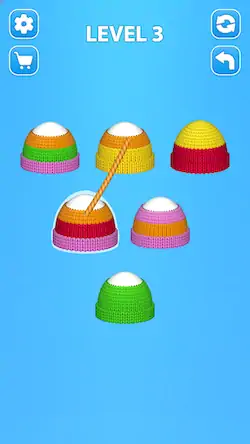 Скачать Cozy Knitting: Color Sort Game Взломанная [MOD Много денег] APK на Андроид