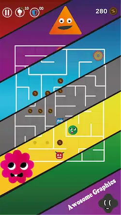Скачать Maze Legend : A Cute Maze Game Взломанная [MOD Много денег] APK на Андроид