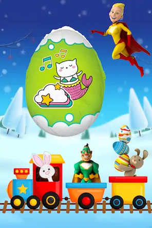 Скачать Яйца-сюрпризы - детские игры Взломанная [MOD Unlocked] APK на Андроид
