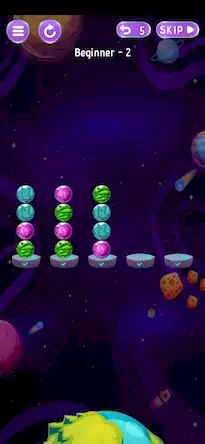 Скачать Sorting Planets - Space World Взломанная [MOD Много монет] APK на Андроид