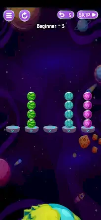 Скачать Sorting Planets - Space World Взломанная [MOD Много монет] APK на Андроид