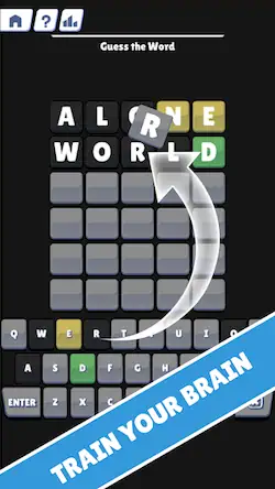 Скачать Wordly - Try to Guess Word Взломанная [MOD Много монет] APK на Андроид