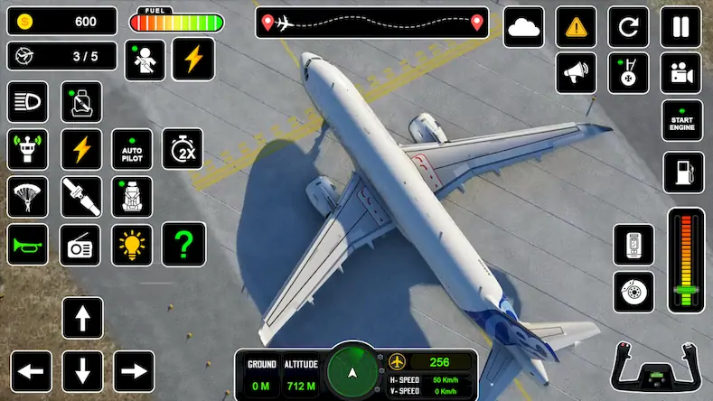 Скачать пилот симулятор: самолет игра Взломанная [MOD Много монет] APK на Андроид