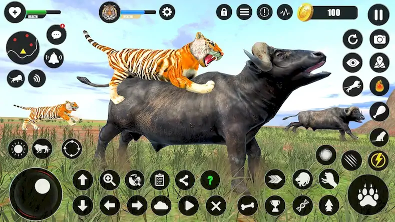 Скачать Tiger Simulator Animal Games Взломанная [MOD Много денег] APK на Андроид