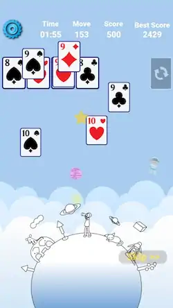 Скачать Solitaire Space™ Взломанная [MOD Бесконечные монеты] APK на Андроид