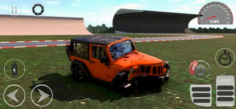 Скачать WDAMAGE : Car Crash Engine Взломанная [MOD Бесконечные монеты] APK на Андроид