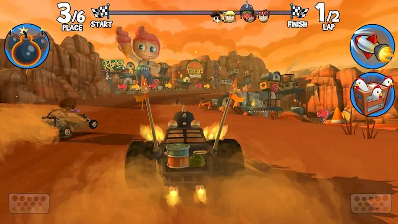 Скачать Beach Buggy Racing 2 Взломанная [MOD Unlocked] APK на Андроид