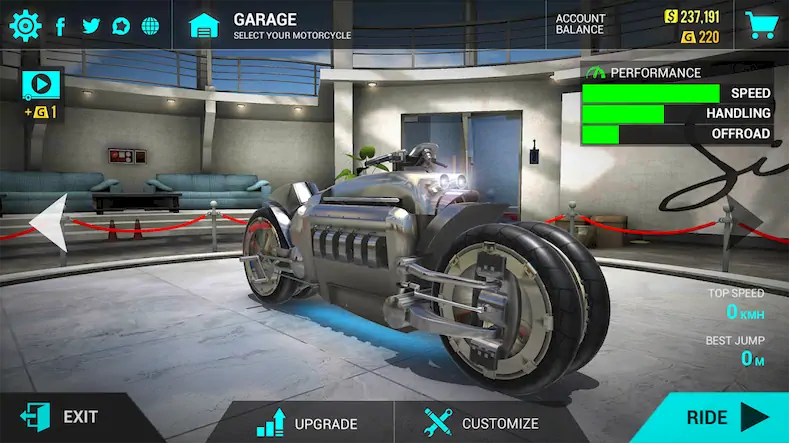 Скачать Ultimate Motorcycle Simulator Взломанная [MOD Много монет] APK на Андроид