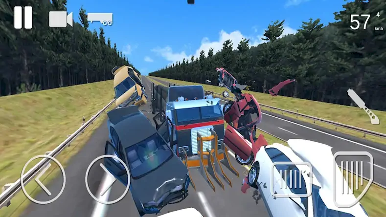 Скачать Truck Crash Simulator Accident Взломанная [MOD Бесконечные монеты] APK на Андроид