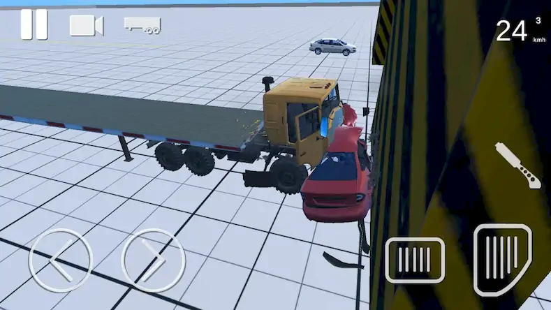 Скачать Truck Crash Simulator Accident Взломанная [MOD Бесконечные монеты] APK на Андроид