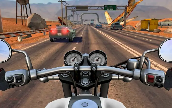 Скачать Moto Rider GO: Highway Traffic Взломанная [MOD Много монет] APK на Андроид