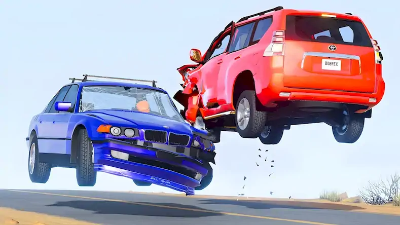 Скачать Stunt Car Crash Взломанная [MOD Много денег] APK на Андроид