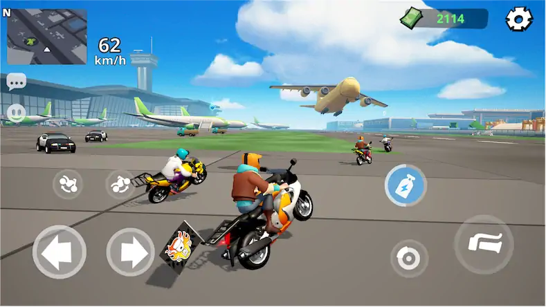 Скачать Moto City: мотогонки курьеров Взломанная [MOD Unlocked] APK на Андроид