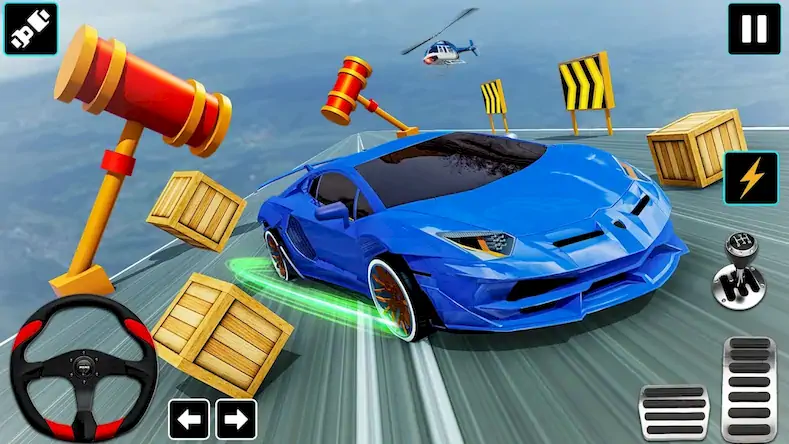 Скачать GT Car Stunt : Ramp Car Stunts Взломанная [MOD Unlocked] APK на Андроид