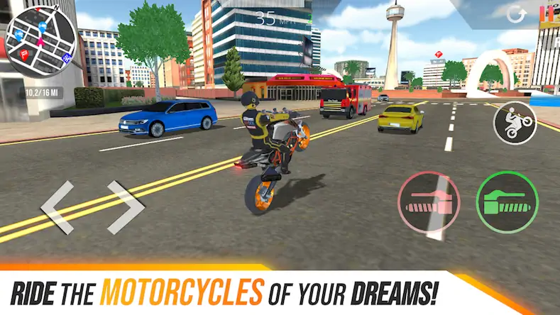 Скачать Motorcycle Real Simulator Взломанная [MOD Много денег] APK на Андроид