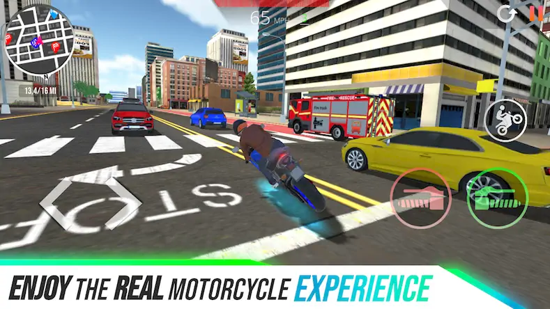 Скачать Motorcycle Real Simulator Взломанная [MOD Много денег] APK на Андроид