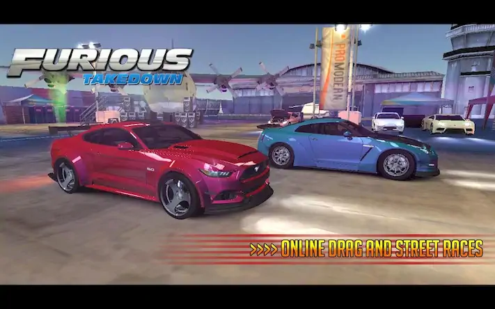 Скачать Furious: Takedown Racing Взломанная [MOD Много денег] APK на Андроид