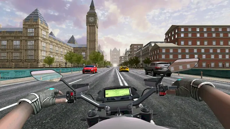 Скачать Traffic Bike Driving Simulator Взломанная [MOD Бесконечные монеты] APK на Андроид