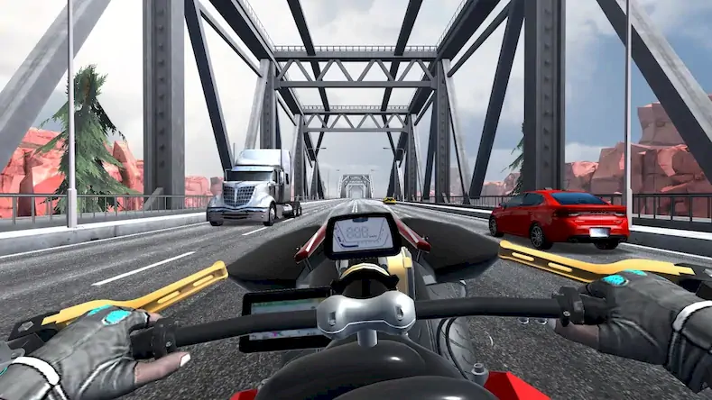 Скачать Traffic Bike Driving Simulator Взломанная [MOD Бесконечные монеты] APK на Андроид
