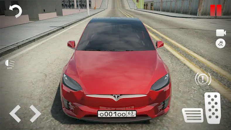 Скачать Electric Tesla Model X Driver Взломанная [MOD Всё открыто] APK на Андроид