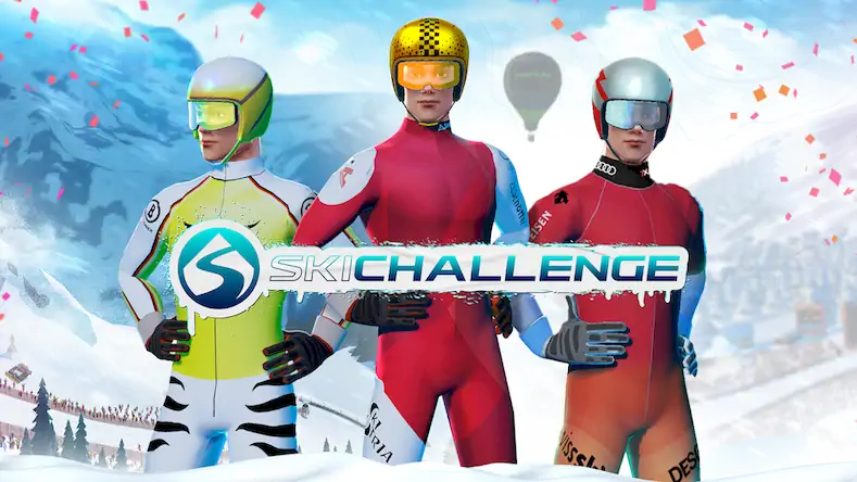 Скачать Ski Challenge Взломанная [MOD Всё открыто] APK на Андроид
