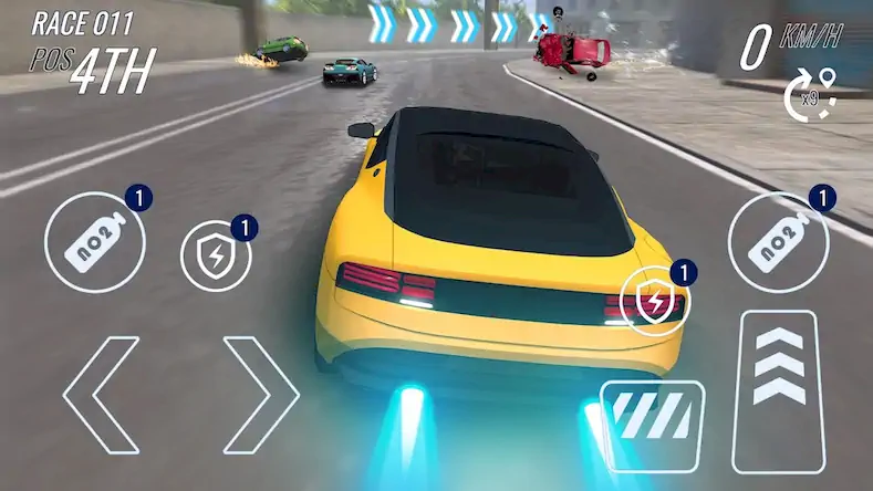 Скачать Driving Real Race City 3D Взломанная [MOD Бесконечные деньги] APK на Андроид