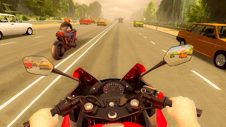 Скачать Moto Traffic Bike Race Game 3d Взломанная [MOD Бесконечные деньги] APK на Андроид