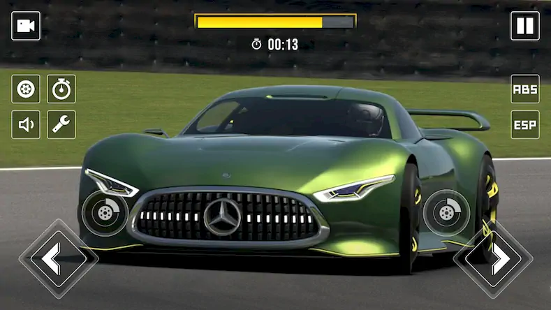 Скачать Drive Mercedes Benz Vision Car Взломанная [MOD Много денег] APK на Андроид