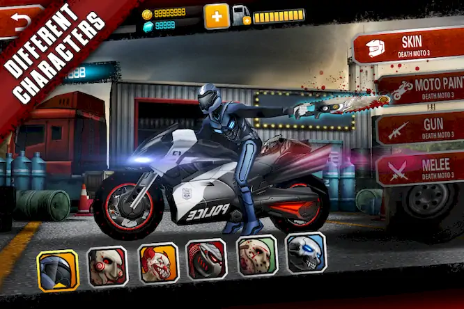 Скачать death moto 3 Взломанная [MOD Много денег] APK на Андроид