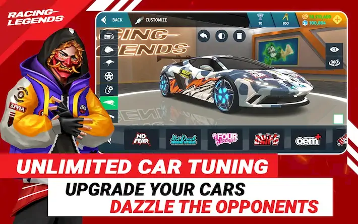 Скачать Racing Legends Funzy Взломанная [MOD Unlocked] APK на Андроид