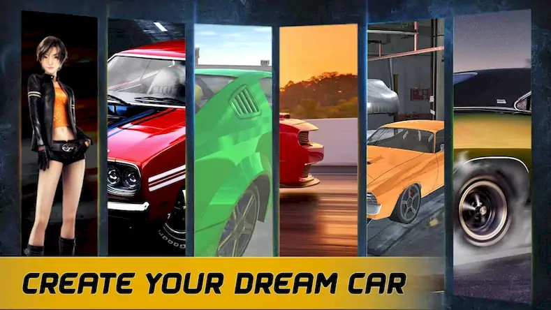 Скачать American Muscle Car Racing Взломанная [MOD Бесконечные деньги] APK на Андроид