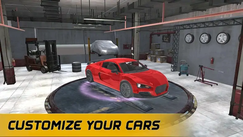 Скачать American Muscle Car Racing Взломанная [MOD Бесконечные деньги] APK на Андроид