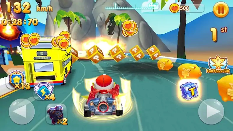 Скачать Toons Star Racers Взломанная [MOD Много монет] APK на Андроид