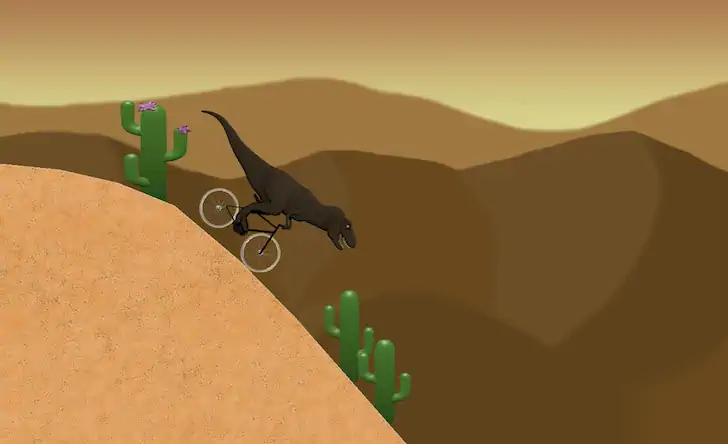 Скачать Jurassic Doom Cycling Extreme Взломанная [MOD Много монет] APK на Андроид
