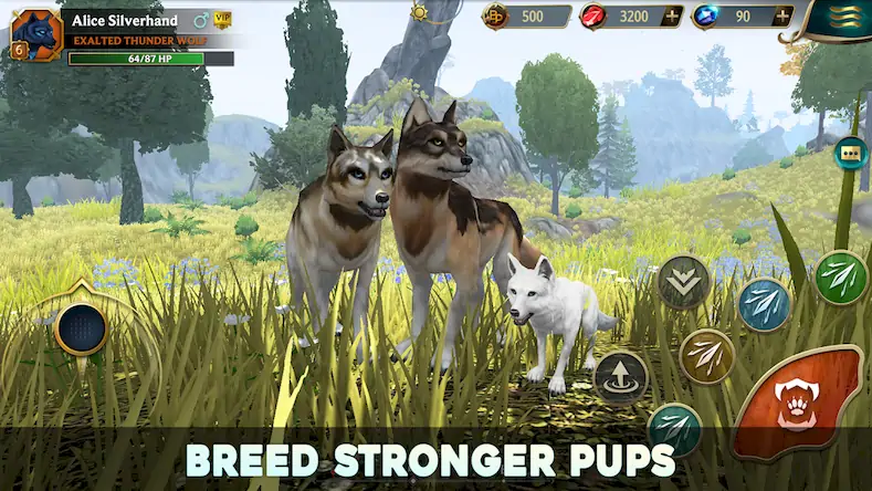 Скачать Wolf Tales - Wild Animal Sim Взломанная [MOD Всё открыто] APK на Андроид
