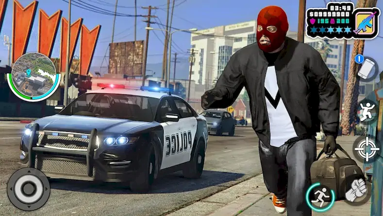 Скачать Игра Grand Gangster Theft Auto Взломанная [MOD Много денег] APK на Андроид