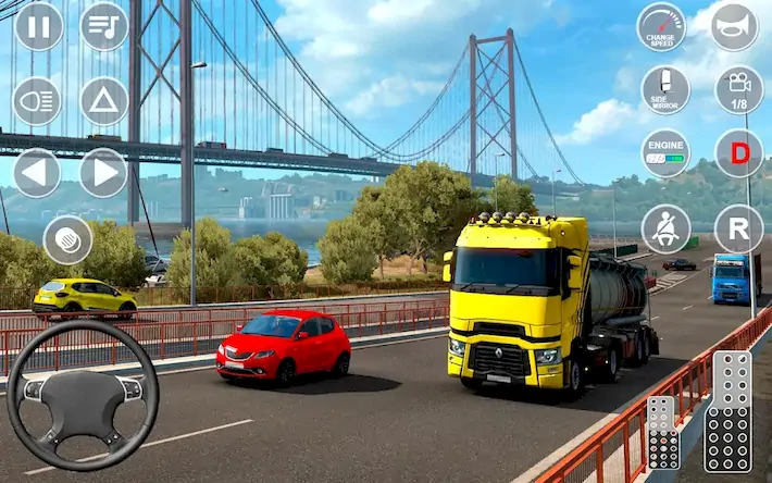 Скачать Euro Truck Transport Simulator Взломанная [MOD Unlocked] APK на Андроид