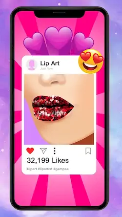 Скачать игра для губ макияж красоты -  Взломанная [MOD Много денег] APK на Андроид