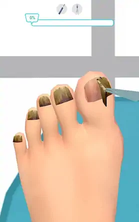 Скачать Foot Clinic - ASMR Feet Care Взломанная [MOD Много монет] APK на Андроид