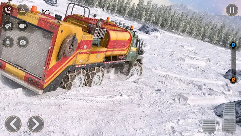 Скачать Mud Truck Snow Driving Game 3d Взломанная [MOD Бесконечные деньги] APK на Андроид