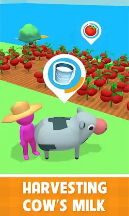 Скачать Farm Land 3D Взломанная [MOD Много монет] APK на Андроид