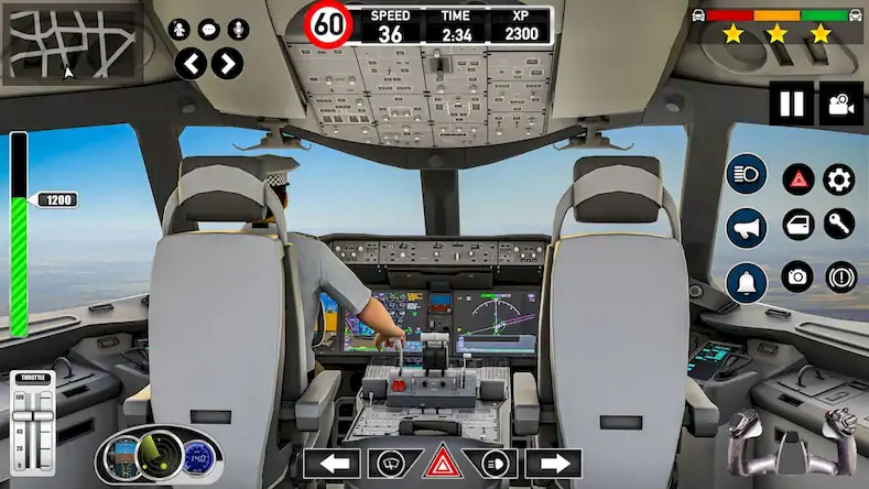 Скачать Plane Pilot Flight Simulator Взломанная [MOD Много денег] APK на Андроид