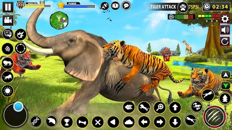 Скачать Tiger Simulator Lion games 3D Взломанная [MOD Бесконечные монеты] APK на Андроид