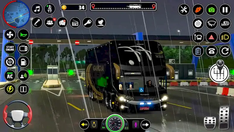 Скачать Public Coach Bus Driving Game Взломанная [MOD Unlocked] APK на Андроид