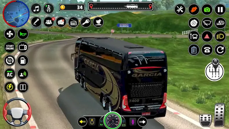 Скачать Public Coach Bus Driving Game Взломанная [MOD Unlocked] APK на Андроид