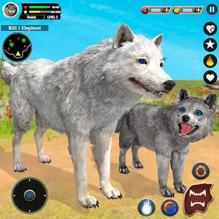 Скачать Игра волк: симулятор животных Взломанная [MOD Unlocked] APK на Андроид