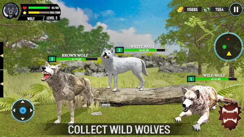 Скачать Игра волк: симулятор животных Взломанная [MOD Unlocked] APK на Андроид