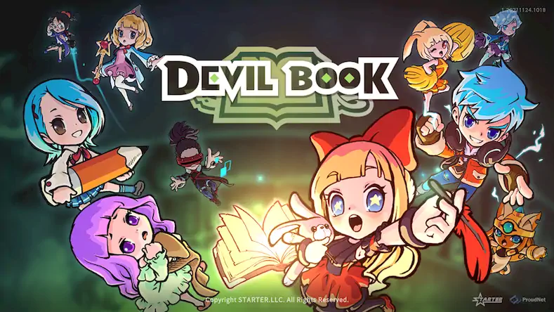 Скачать Devil Book: Hand-Drawn MMO Взломанная [MOD Бесконечные деньги] APK на Андроид