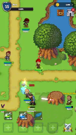 Скачать The Walking Hero -Idle RPG MMO Взломанная [MOD Много монет] APK на Андроид
